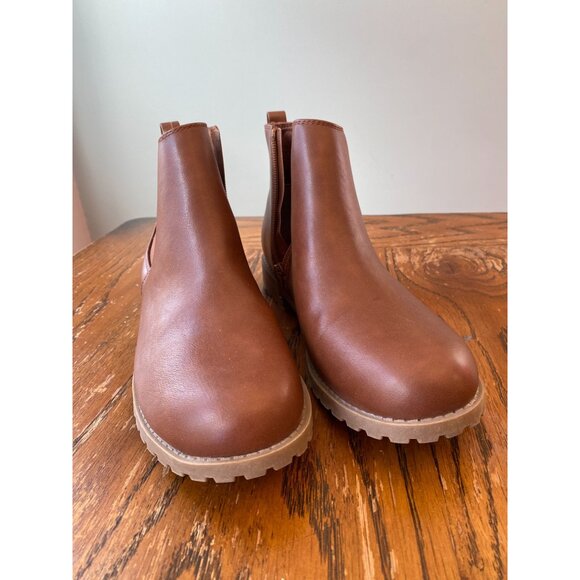 Sonoma Women 9.5 Cilantro Boot in Cognac Faux Leather Bootie WORN ONCE - Picture 2 of 5